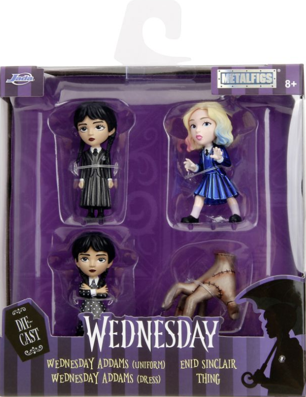 Set 4 figurine metalice - Wednesday | Jada Toys - 5 | YEO