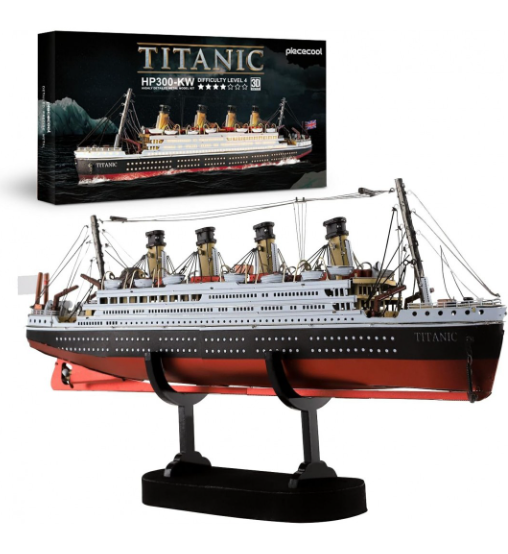 Puzzle 3D din metal - Titanic | Piececool - 4 | YEO