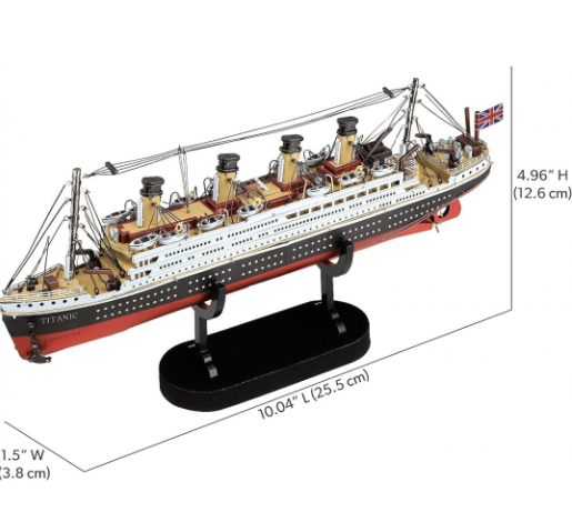 Puzzle 3D din metal - Titanic | Piececool - 3 | YEO