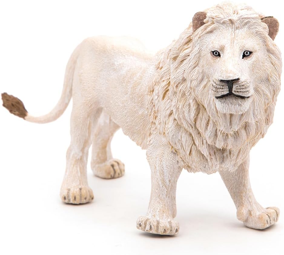 Figurina - Wild Animal Kingdom - White Lion | Papo - 3 | YEO