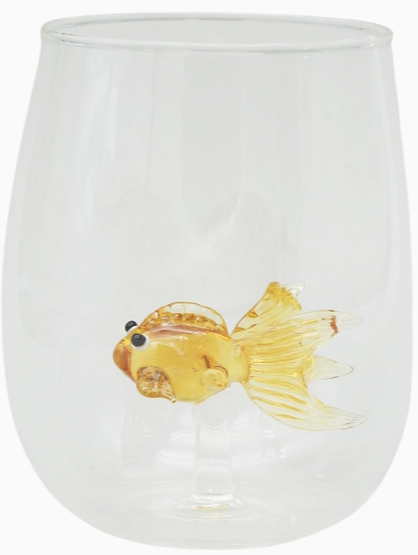 Pahar de sticla - Goldfish | Mags Vetriebis