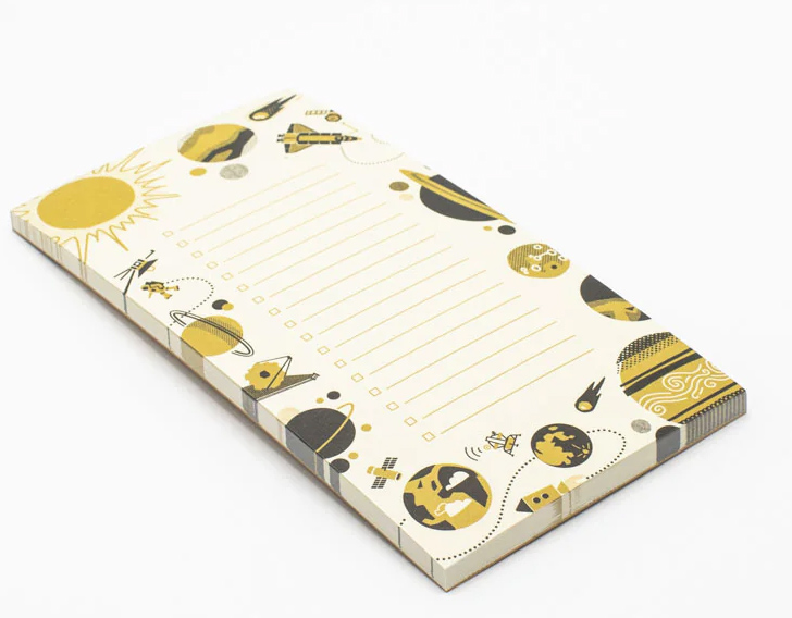 Carnet - Retro Space List Pad | Cognitive Surplus