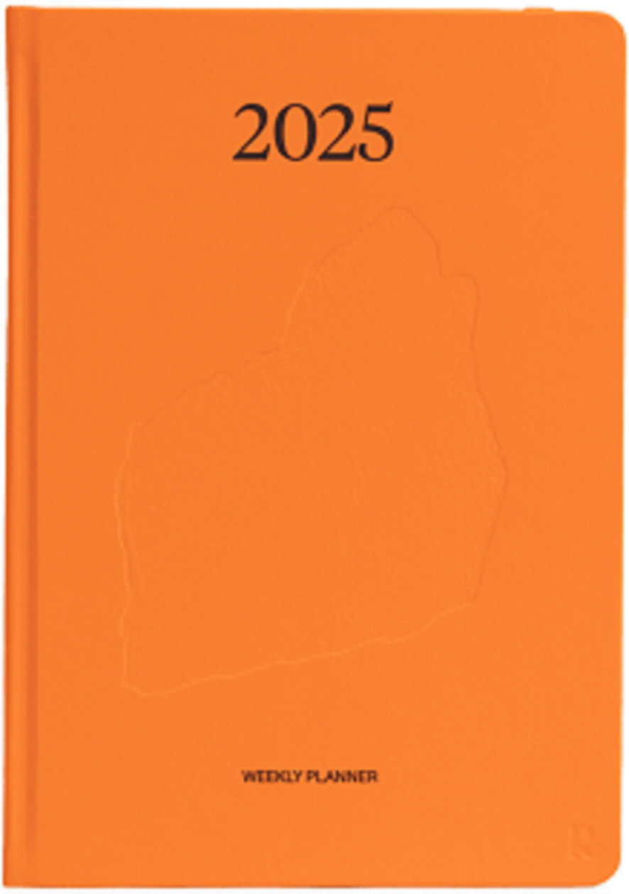 Agenda 2025 - Weekly Planner - Persimmon | Karst