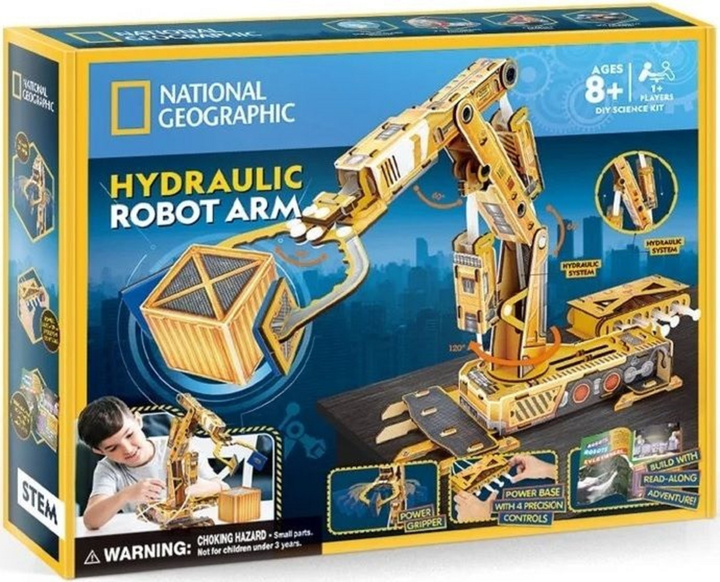 Puzzle 3D 185 piese - Brat Robotic Hidraulic | CubicFun - 1 | YEO