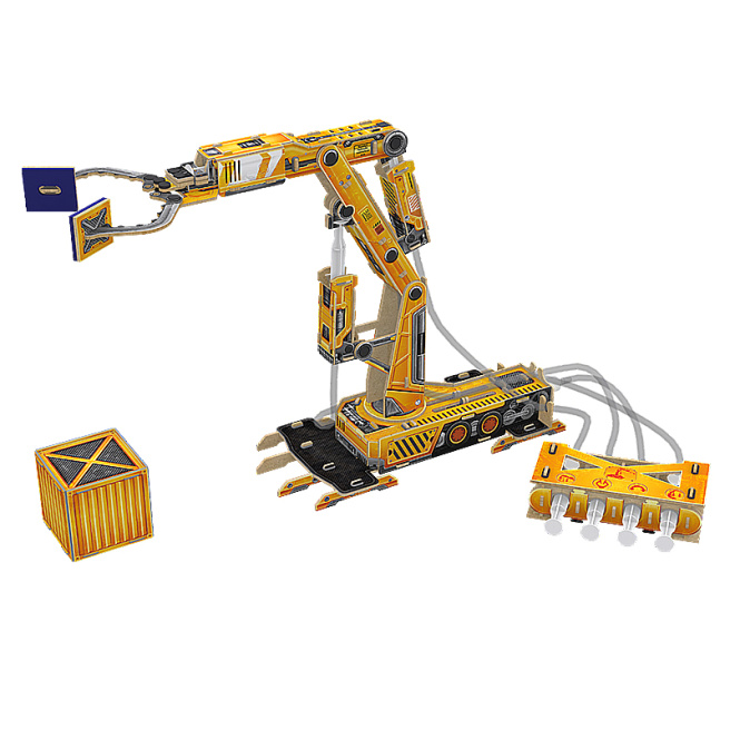 Puzzle 3D 185 piese - Brat Robotic Hidraulic | CubicFun