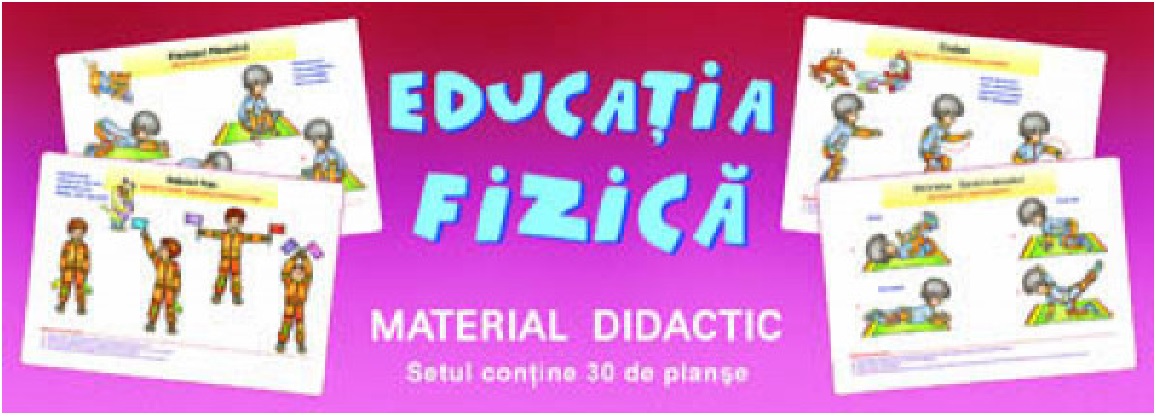 Planse – Educatia fizica | carturesti.ro imagine 2022