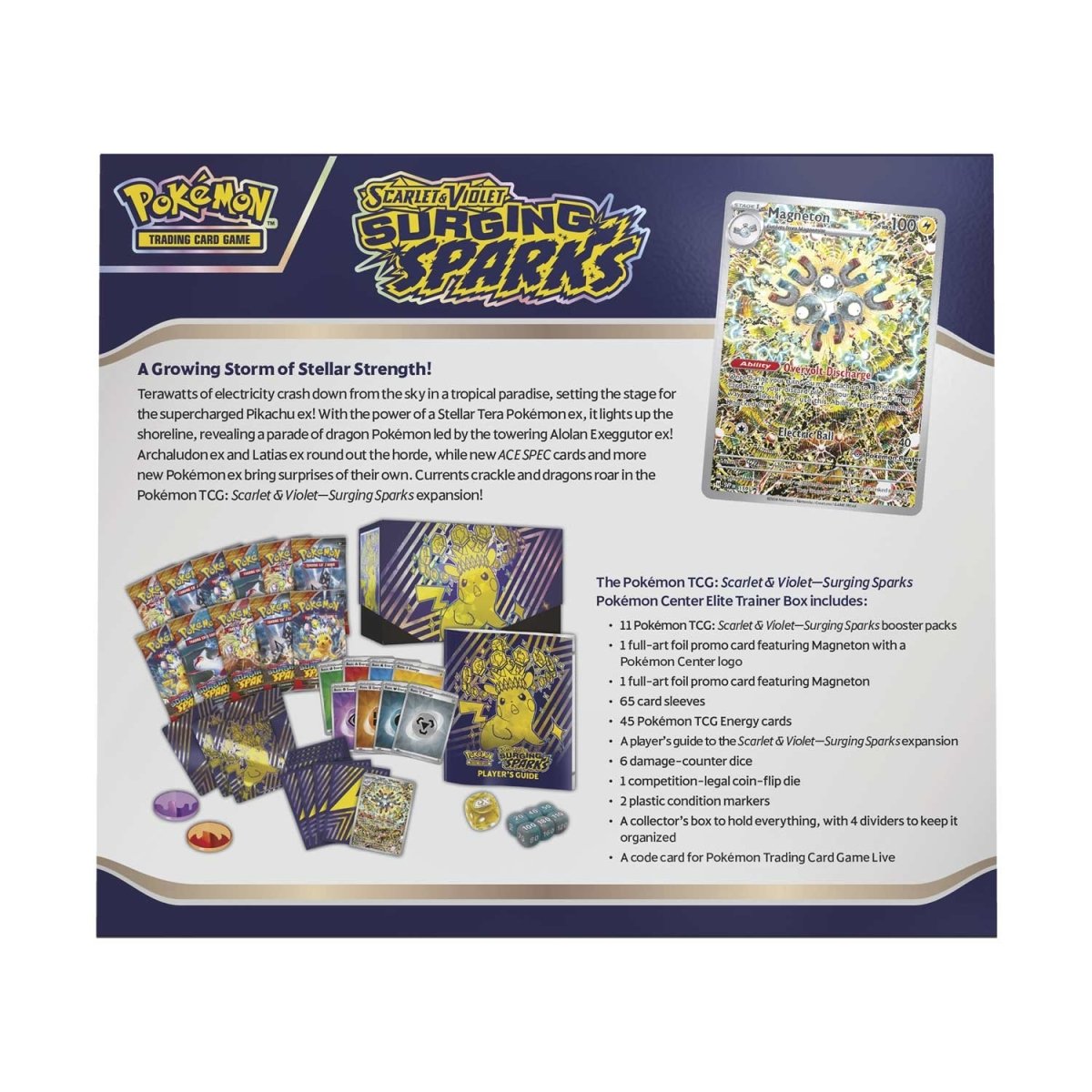 Pokemon TCG - Scarlet & Violet: Surging Sparks Elite Trainer Box | The Pokemon Company - 7 | YEO