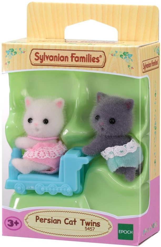 Set 2 figurine - Sylvanian Families - Gemeni pisici persane | Epoch - 1 | YEO