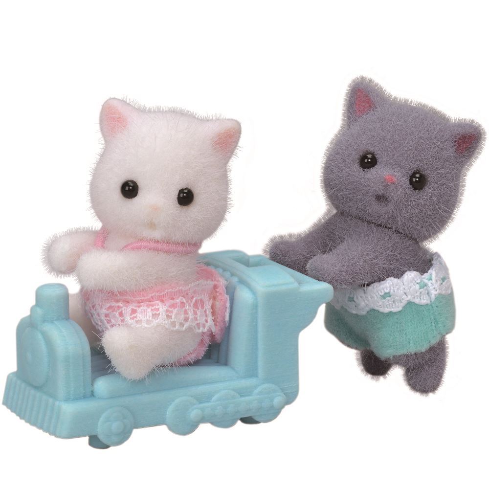 Set 2 figurine - Sylvanian Families - Gemeni pisici persane | Epoch