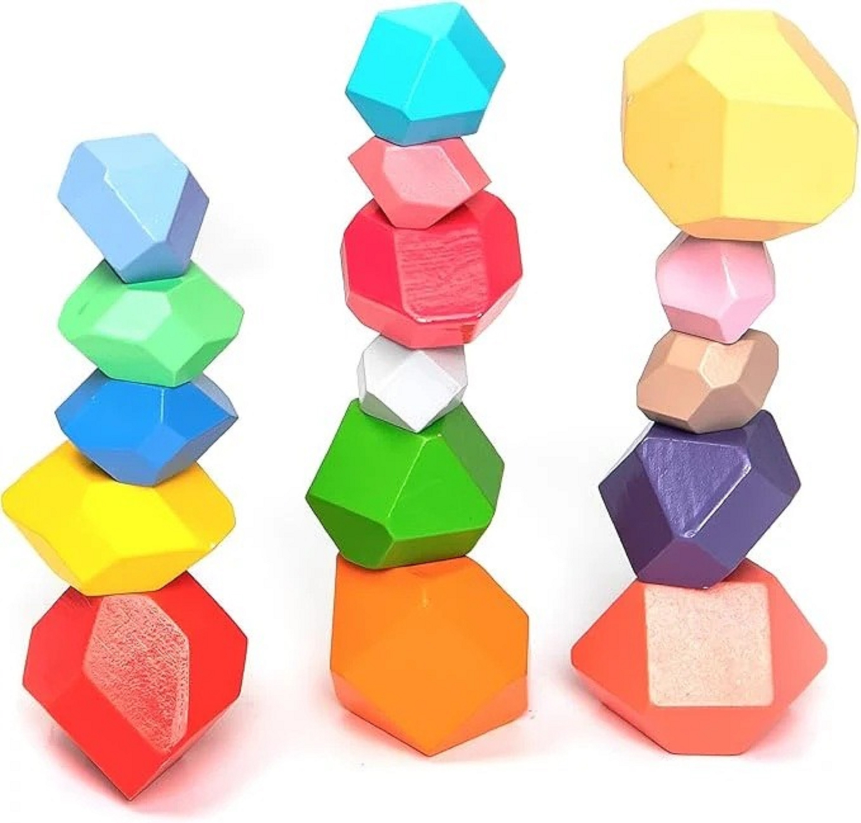 Joc educativ - Stivuire pietre - 16 piese | UMU Toys