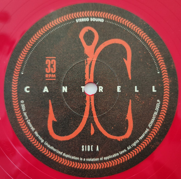 I Want Blood - Red Vinyl | Jerry Cantrell