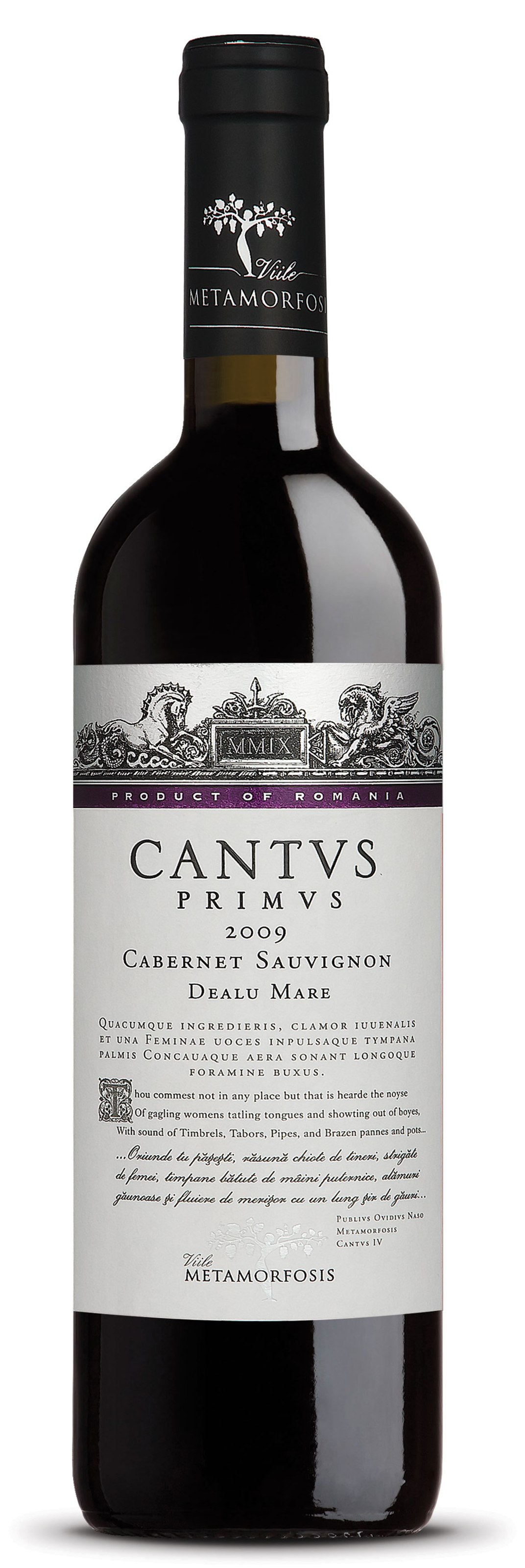 Vin rosu - Cantus Primus, Cabernet Sauvignon, 2013, sec | Viile Metamorfosis