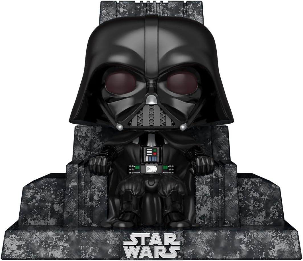 Figurina - Pop! Deluxe Star Wars Darkside: Darth Vader on Throne | Funko