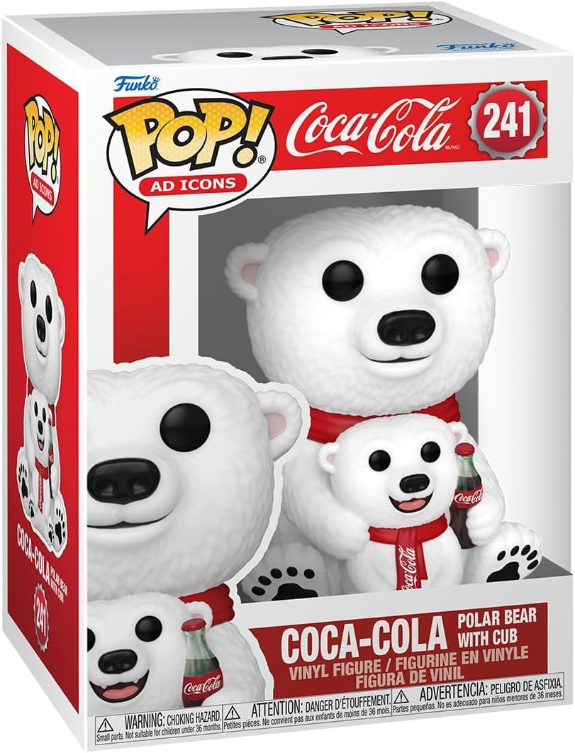 Figurina - Pop! Ad Icons Coca-Cola: Polar Bear with Cub | Funko - 1 | YEO