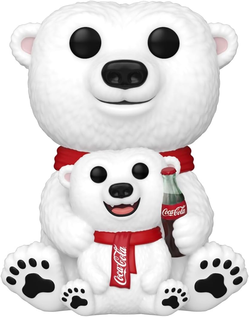 Figurina - Pop! Ad Icons Coca-Cola: Polar Bear with Cub | Funko