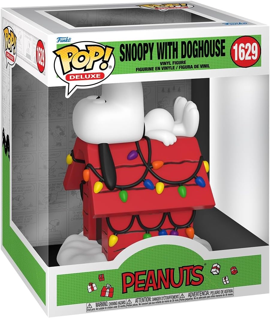 Figurina - Pop! Deluxe Peanuts: Snoopy with Doghouse | Funko - 1 | YEO