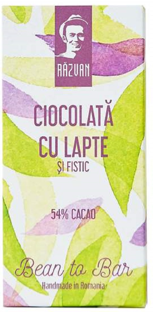  Ciocolata cu lapte artizanala cu cacao si fistic - Razvan | Razvan Idicel 