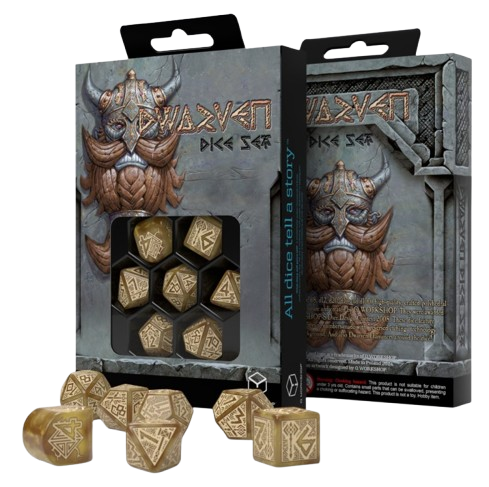 Set 7 zaruri - Dwarven - Gold | Q Workshop - 3 | YEO