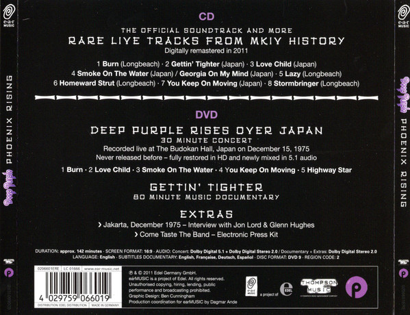 Phoenix Rising (CD+DVD) | Deep Purple - 1 | YEO