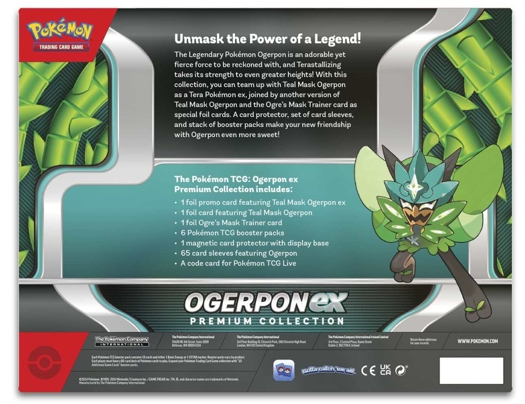 Pokemon TCG - Ogerpon ex Premium Collection | The Pokemon Company - 4 | YEO