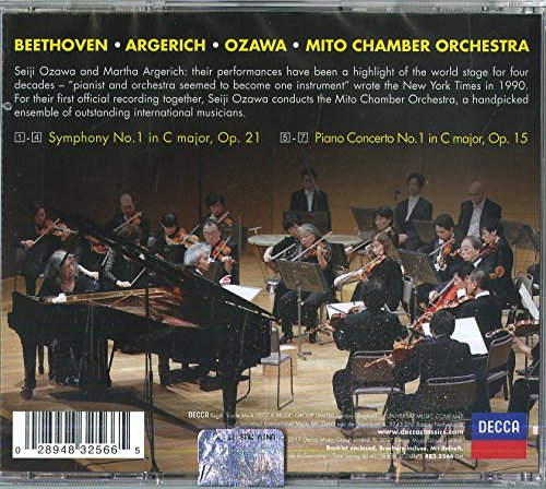 Beethoven: Symphony – Piano Concerto in C | Mito Chamber Orchestra, Martha Argerich, Seiji Ozawa Argerich poza noua