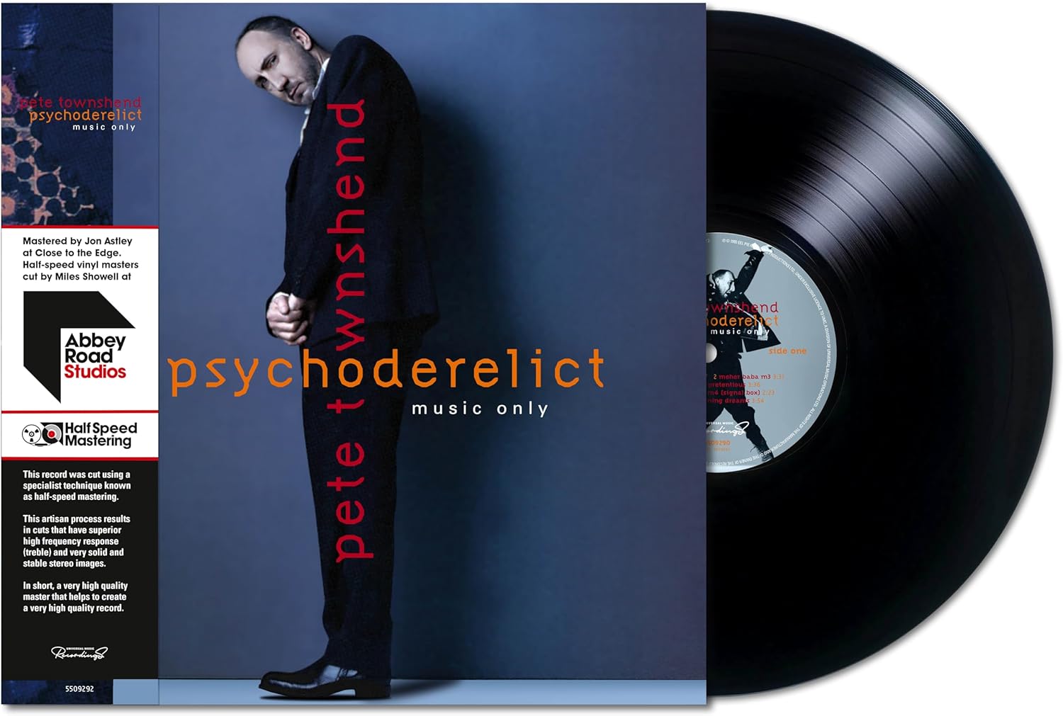 Psychoderelict (Music Only) - Vinyl | Pete Townshend