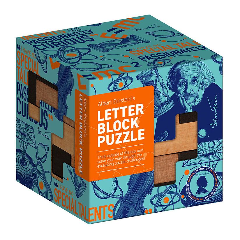 Joc puzzle - Einstein Collection - Letter block puzzle | Profesor Puzzle - 1 | YEO