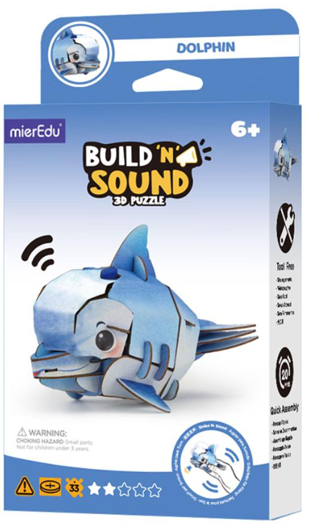 Puzzle 3D cu sunet - Build \'n\' Sound - Delfin | MierEdu - 2 | YEO