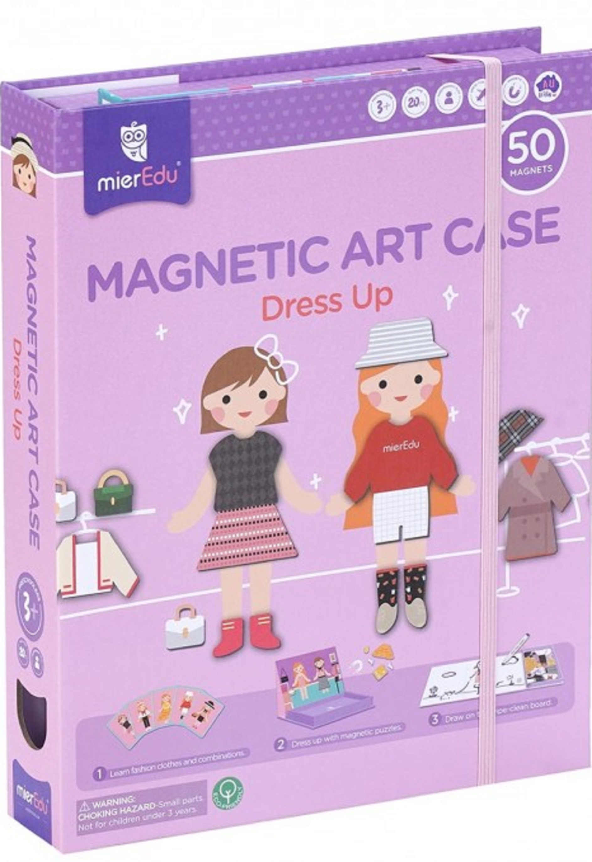 Puzzle magnetic 50 piese - Arta si Asociere - Imbracaminte | MierEdu - 1 | YEO