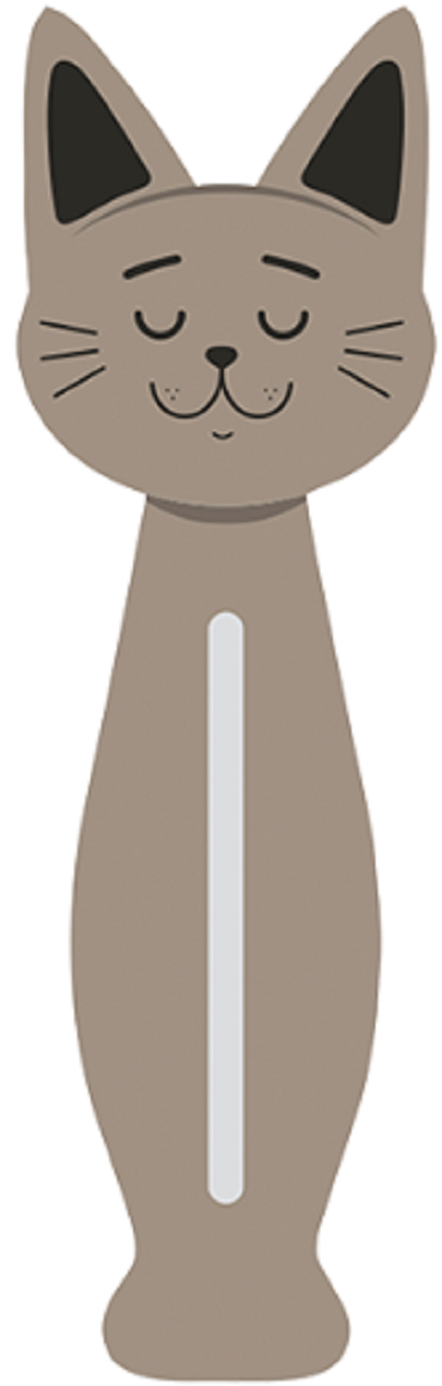 Set 4 clesti pungi - Chat serieux | Derriere la porte