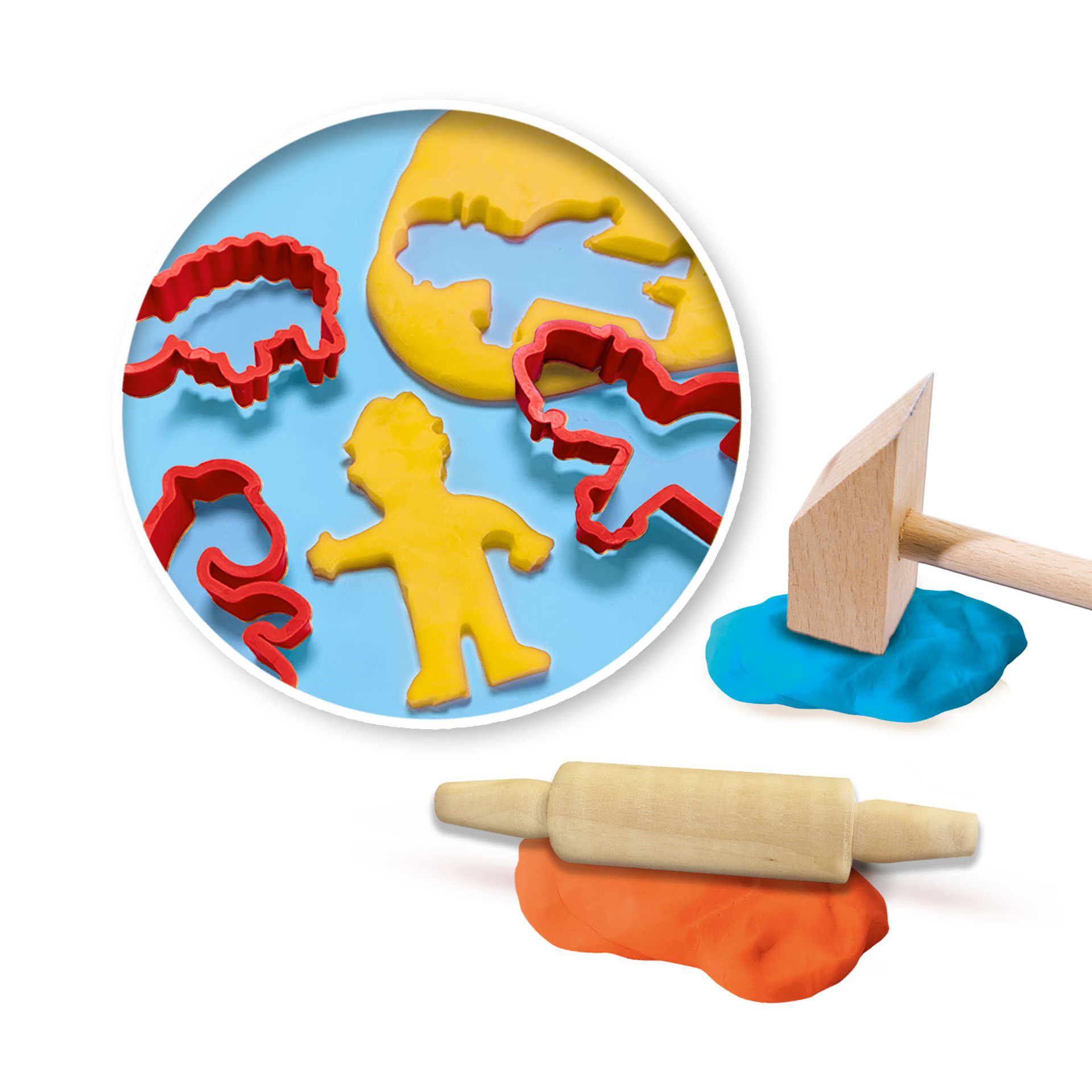 Set creativ - Plastilina cu unelte | Ses Creative - 1 | YEO