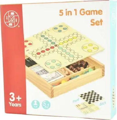 Joc de societate - 5 in 1 Game set | Robetoy - 1 | YEO