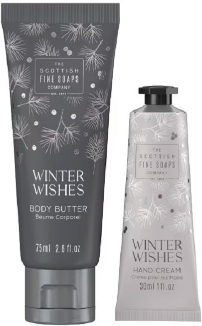 Set duo pentru ingrijirea pielii -  Winter Wishes | Scottish Fine Soaps