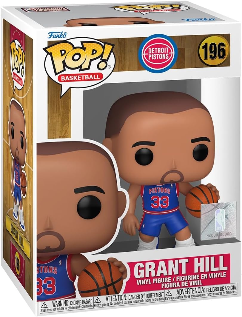 Figurina - Pop! NBA - Detroit Pistons: Grant Hill (Rookie) | Funko - 1 | YEO