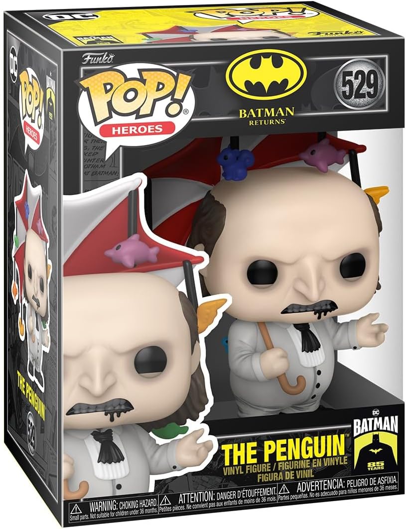 Figurina - Pop! Batman Returns (85th Anniversary): The Penguin | Funko - 1 | YEO