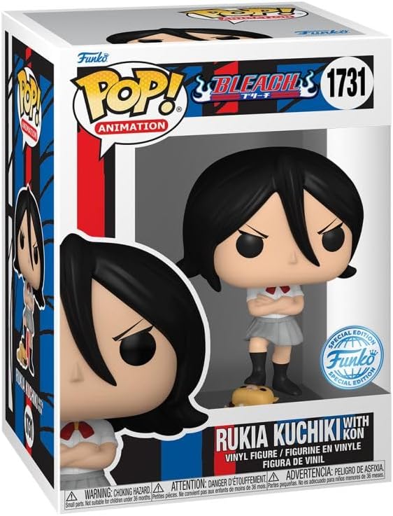 Figurina - Pop! Bleach: Rukia Kuchiki (with Kon) | Funko - 1 | YEO