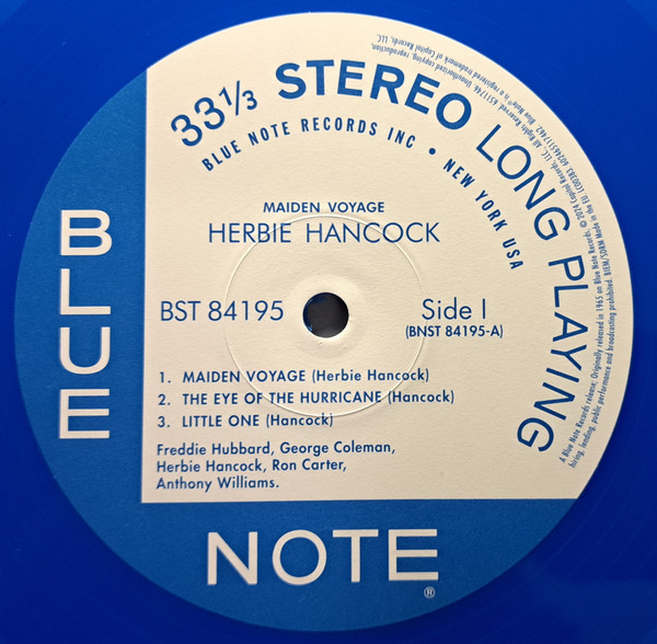 Maiden Voyage - Blue Vinyl | Herbie Hancock - 1 | YEO