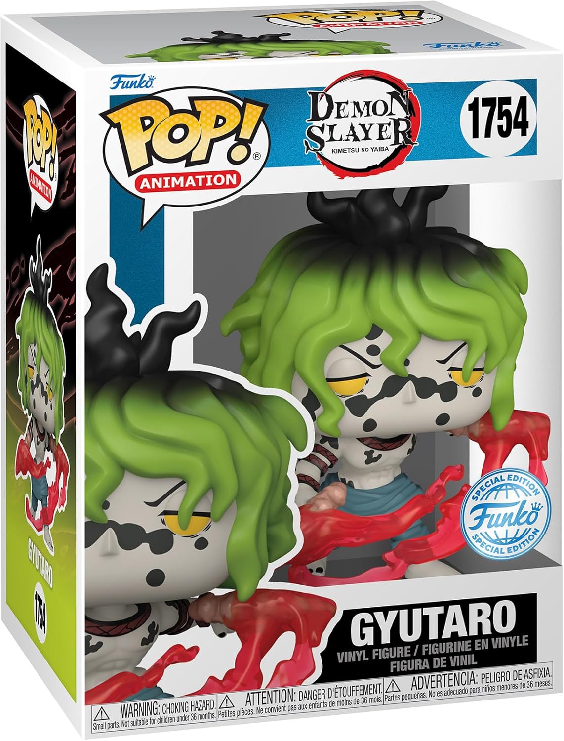 Figurina - Pop! Demon Slayer: Gyutaro (Blood Attack) | Funko - 1 | YEO