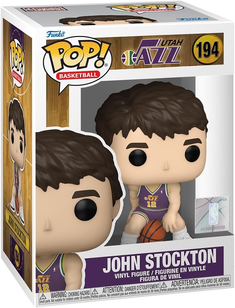 Figurina - Pop! NBA - Utah Jazz: John Stockton (Rookie) | Funko - 1 | YEO