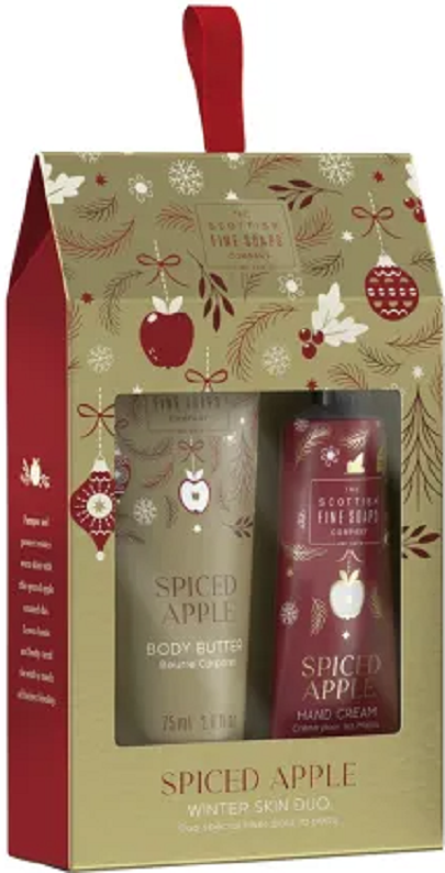 Set duo pentru ingrijirea pielii - Spiced Apple | Scottish Fine Soaps - 1 | YEO