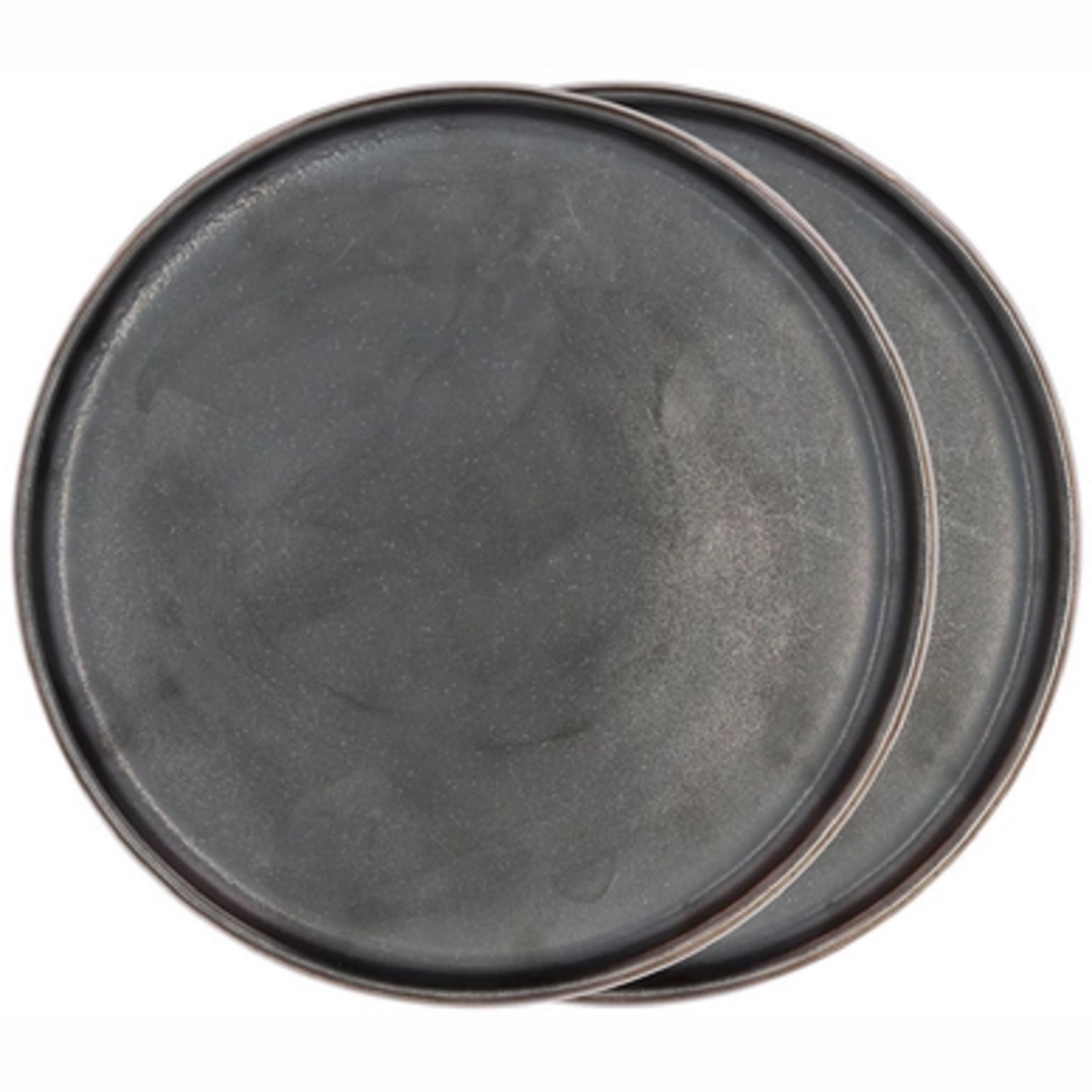 Set 2 farfurii - Fjord - Negru metalic | Villa Collection