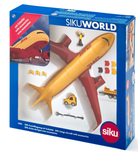 Jucarie - Avion DHL cu accesorii | Siku - 2 | YEO