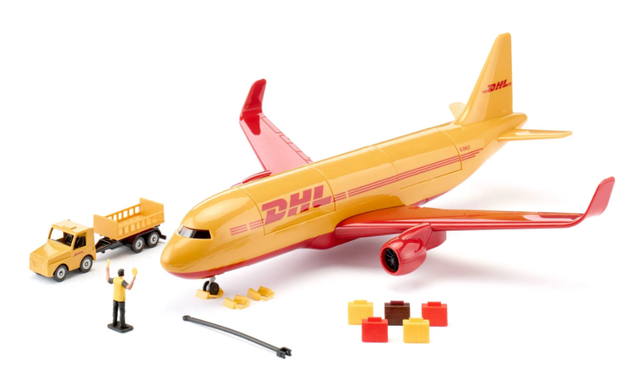 Jucarie - Avion DHL cu accesorii | Siku