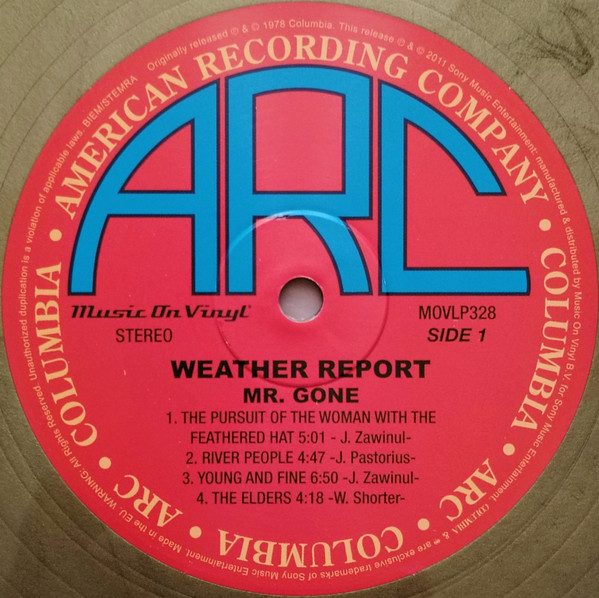 Mr. Gone - Vinyl | Weather Report - 1 | YEO