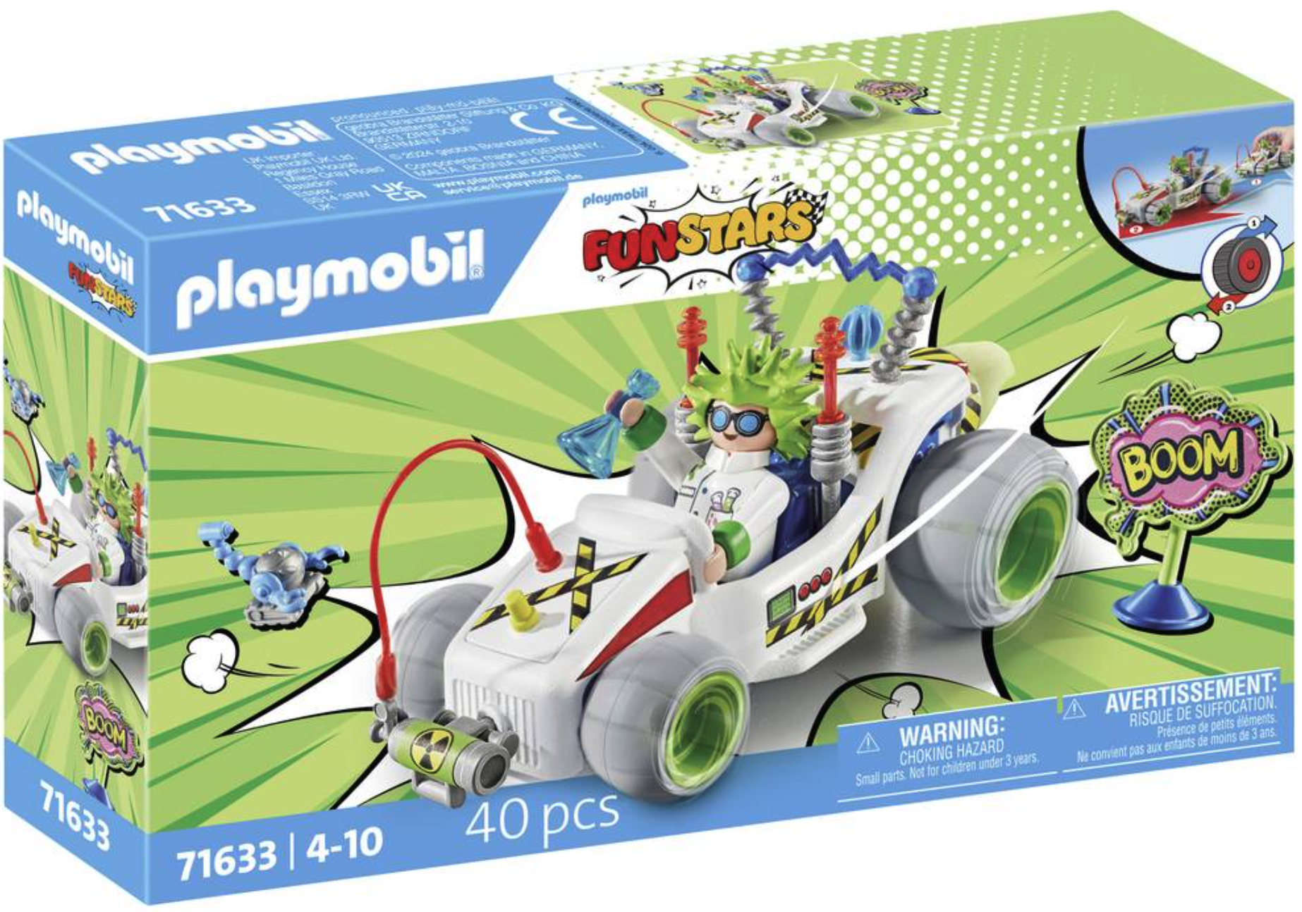 Set de joaca - Playmobil FunStars - Kart Pullback Professor | Playmobil
