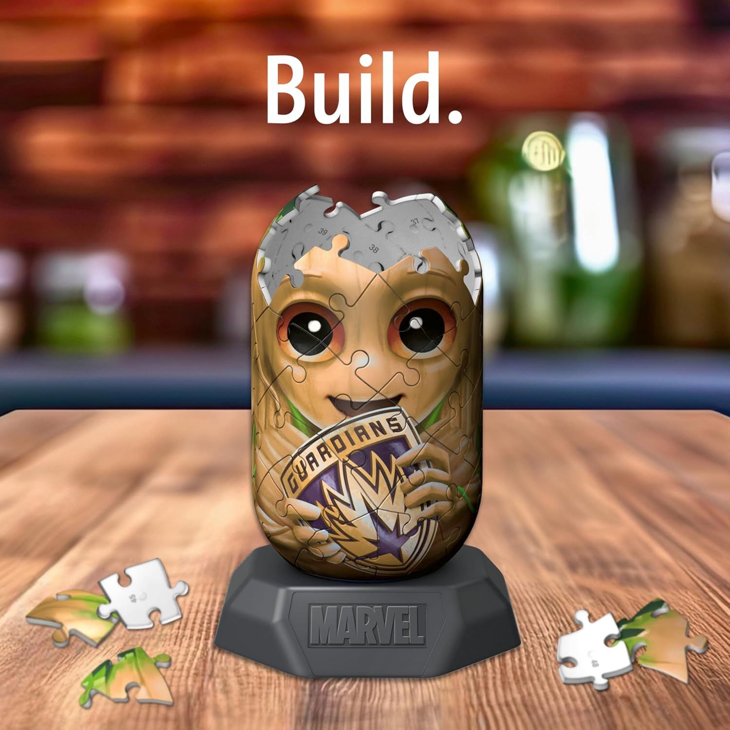 Puzzle 3D - Hylkies - Marvel Groot, 54 piese | Ravensburger - 1