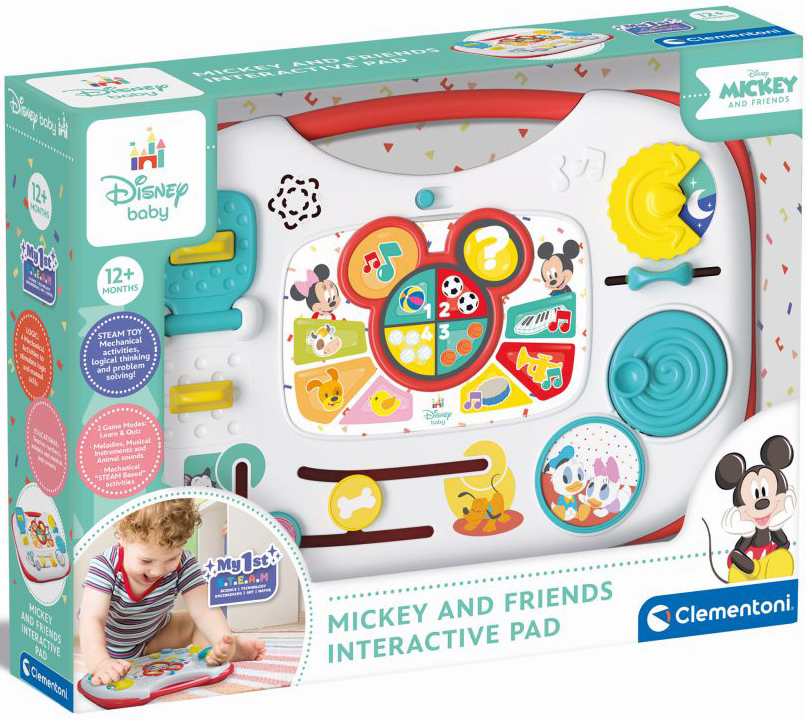 Jucarie interactiva - Disney Baby - Mickey and Friends Interactive Pad | Clementoni - 4 | YEO