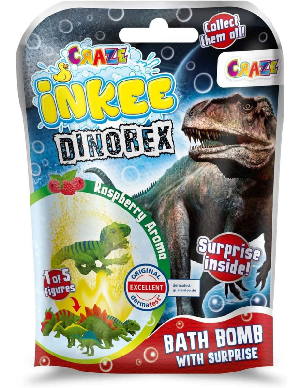 Bomba de baie - Inkee Dinorex Bath Bomb (produs tip surpriza - pret pe bucata) | Craze - 4 | YEO