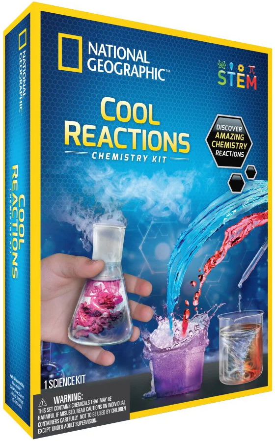 Set educativ - Cool Reactions - Chemistry Kit | National Geographic - 4 | YEO