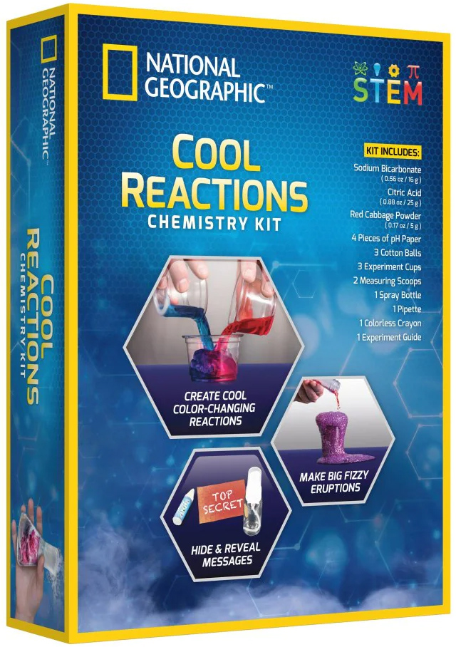 Set educativ - Cool Reactions - Chemistry Kit | National Geographic